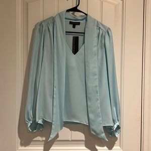 NWT banana republic aqua blouse